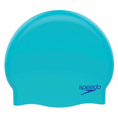 фото Шапочка для плавания детская speedo molded silicone cap jr, голубой, силикон