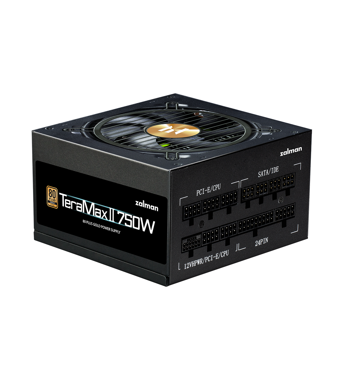 Блок питания Zalman 750W, ATX12V v2.52, APFC, 12cm Fan, 80+ Gold Gen5, Full Modular, Retail