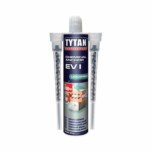 Анкер химический универсальный Tytan Professional EV-I 16579, 300 мл химический анкер tytan professional ev i универсальный 300 мл