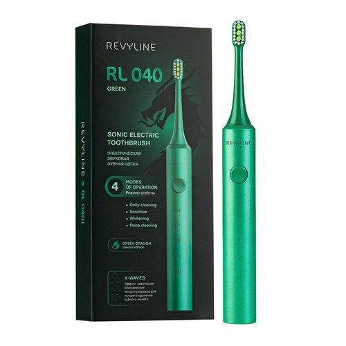 Электрическая звуковая щетка Revyline RL 040 Special Color Edition Green Dragon 414000₽