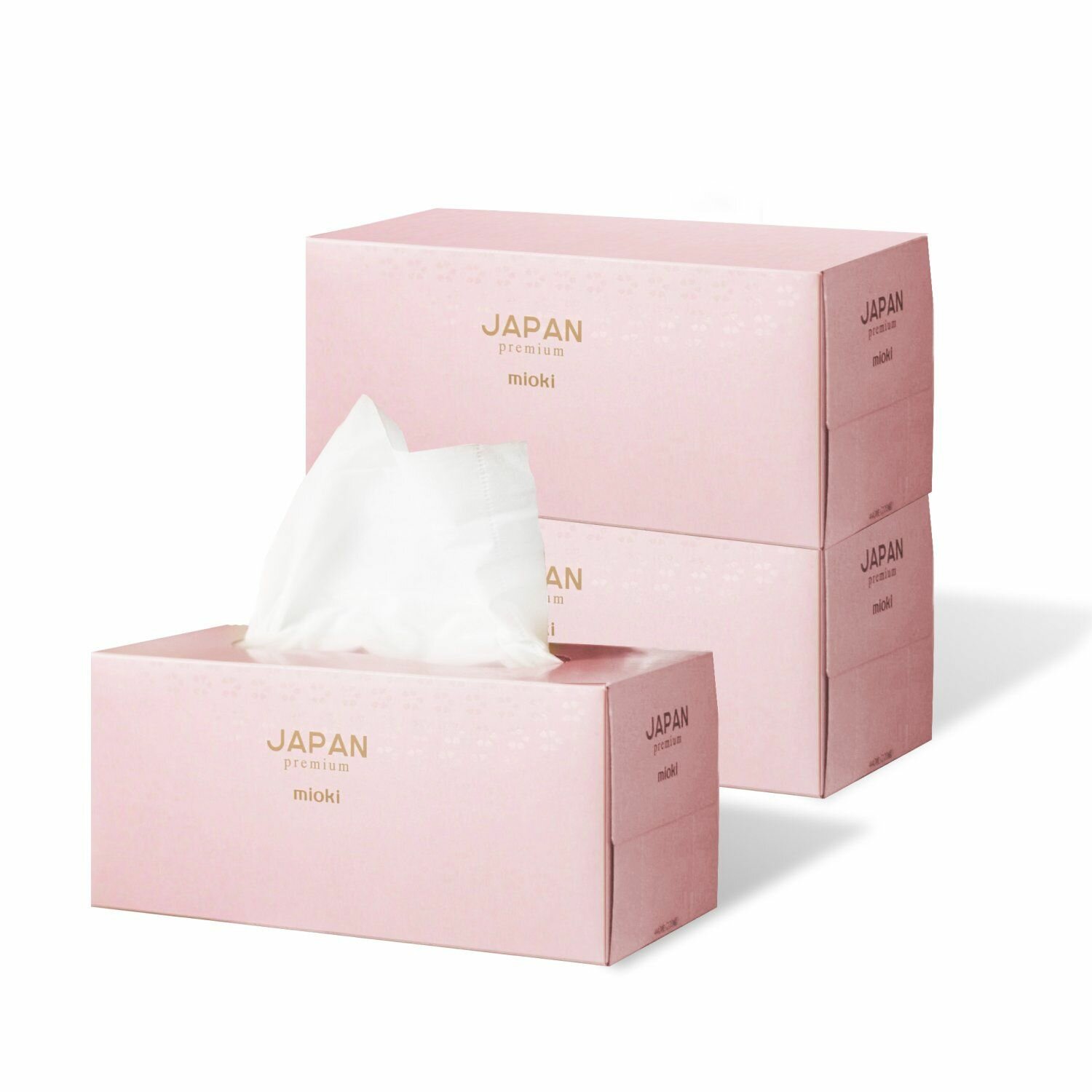 Салфетки бумажные MARABU Premium Розовые цветы 220 шт 3 упаковки - фотография № 1