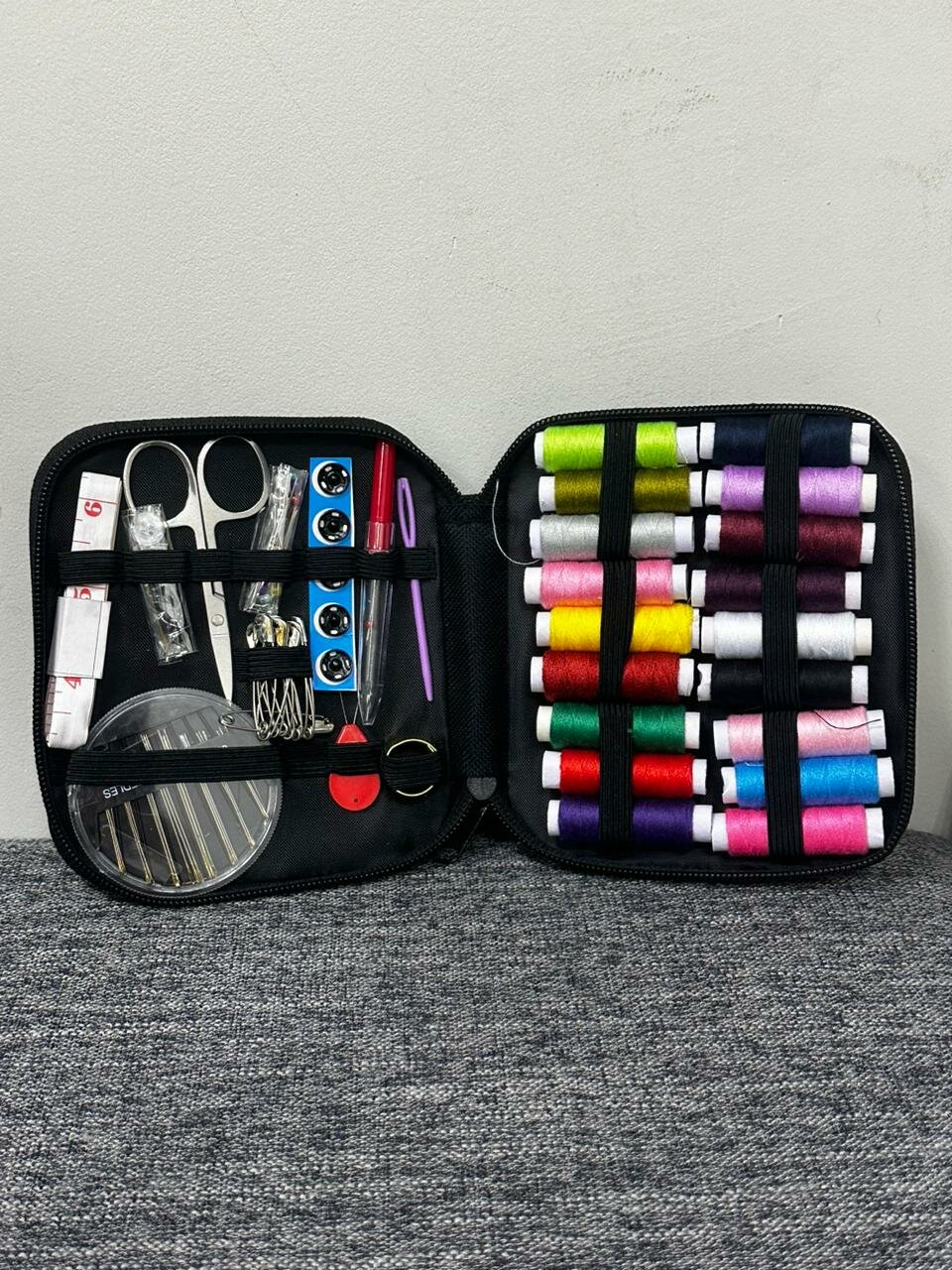 Набор-органайзер для шитья швейный набор дорожный набор для шитья и рукоделия набор для вышивания набор швейных ниток