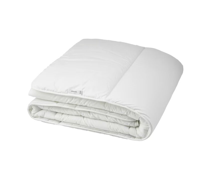 Одеяло Ikea Smasporre / Икеа Смаспорре, теплое, 200х200, белый - фотография № 1