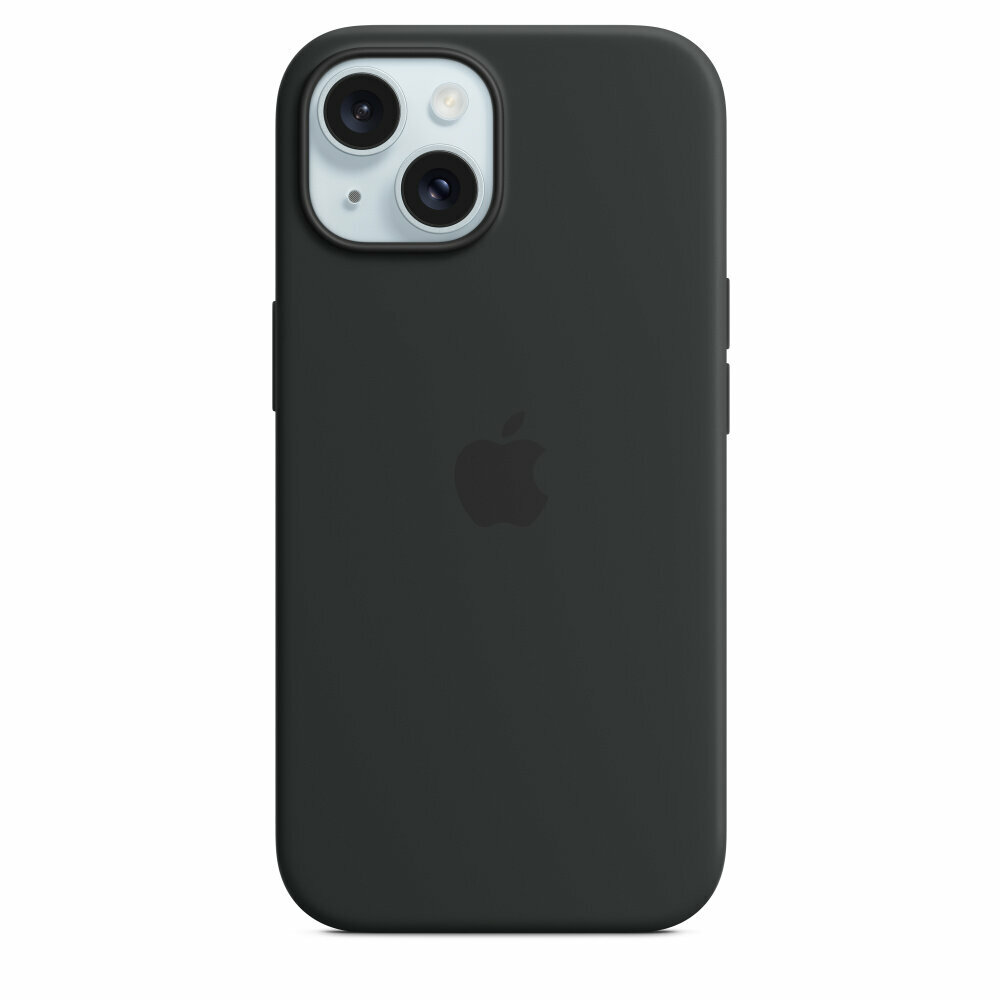 Чехол оригинальный Apple для Iphone 15 Silicone Case - Black - фото №1