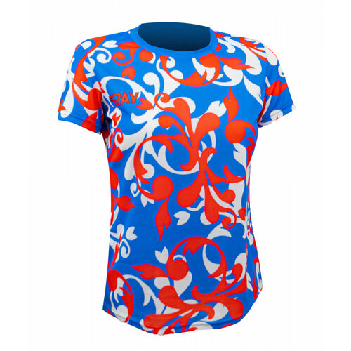 фото Футболка ray, размер 44, красный, синий