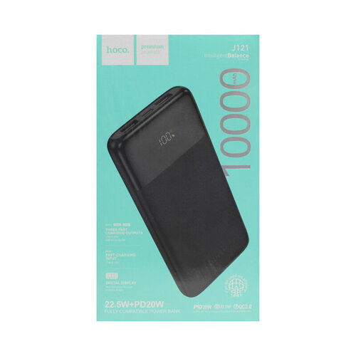Внешний аккумулятор Hoco J121 10000mAh черный 152300₽