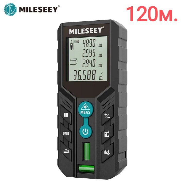 Дальномер лазерный Mileseey D2, 120м