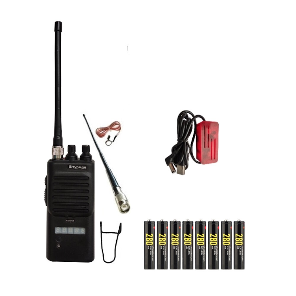 Штурман-230М2 - портативная AM/FM cb радиостанция. Рация для охоты, рыбалки и путешествий