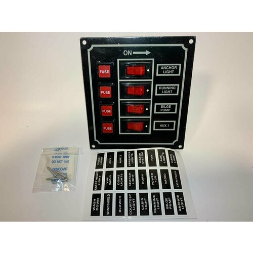 Панель электрическая с четырьмя переключателями 390900₽