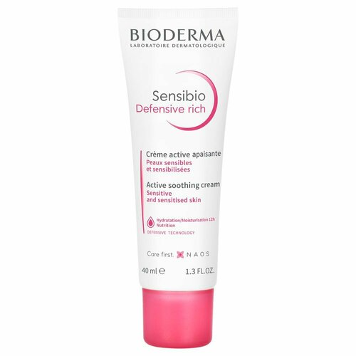 Bioderma Sensibio Defensive Крем насыщенный для чувствительной кожи лица 40 мл насыщенный крем для чувствительной кожи defensive 40 мл