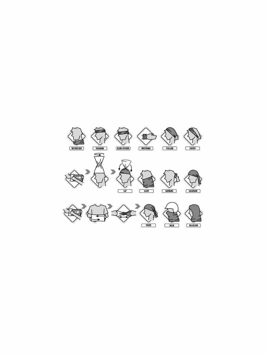 Бафф Buff Бандана Buff Original Child Solid Black для взрослых и детей — фото 1