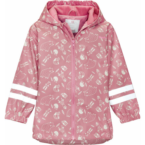 Куртка Playshoes Лесные обитатели, размер 98, розовый