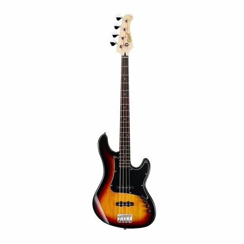 Бас-гитара Cort GB34JJ-WBAG-3TS fender squier sq cv bass vi lrl 3ts бас гитара 6 струнная цвет санберст