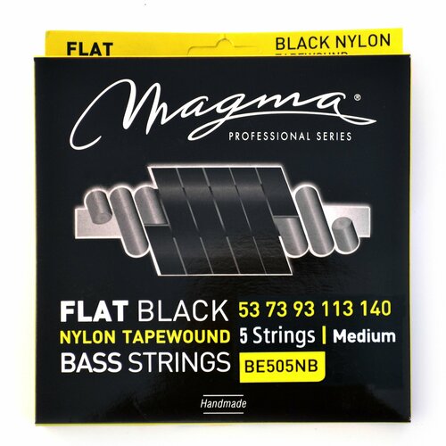 струны для 5 струнной бас гитары 53 140 magma strings be505nb комплект из 5 струн стальные Струны для 5-струнной бас-гитары 53-140 Magma Strings BE505NB, комплект из 5 струн, стальные