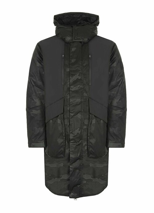 Пальто EA7, размер XXL, черный