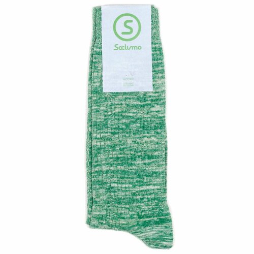 Носки Soclumo Soclumo-2-Mix, размер 41-45, белый, зеленый