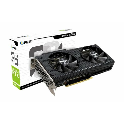 Видеокарта GeForce RTX 3060 LHR PALIT Dual 12G GDDR6 192Bit