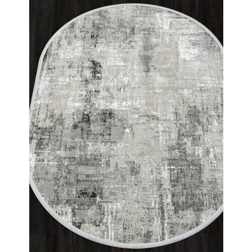 Ковер Valentis Lorenzo C288AG grey/antracite Овал 1.6x2.3м