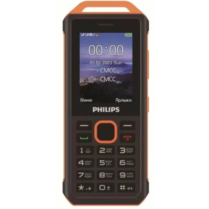 Philips Телефон Philips Xenium E2317 желтый CTE2317DG/00