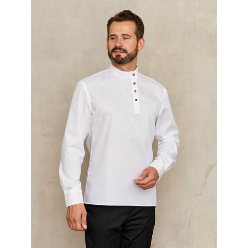 фото Рубашка sovorotka, размер m, белый