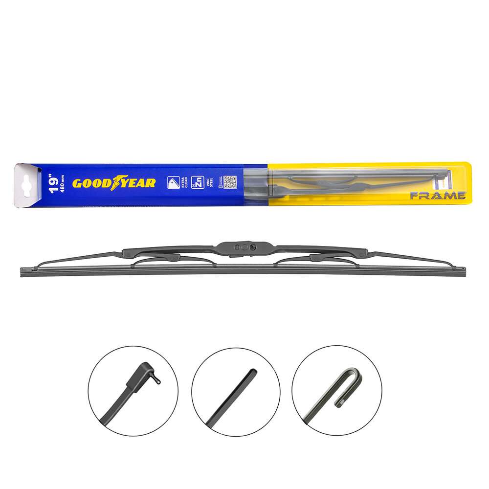 Щетка стеклоочистителя GOODYEAR FRAME GY000319 каркасная 480 мм