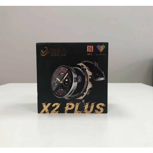 Умные часы Смарт часы X2 plus 46mm 2 корпуса Золотые 249000₽