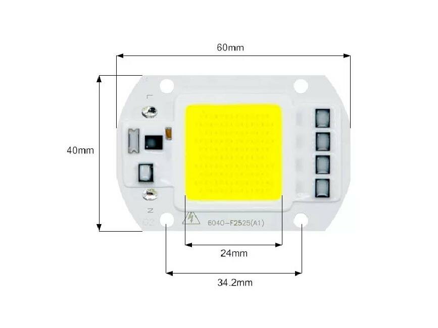 COB Светодиод 220В BEELED BLD-AC-COB-LED50WL-W55D