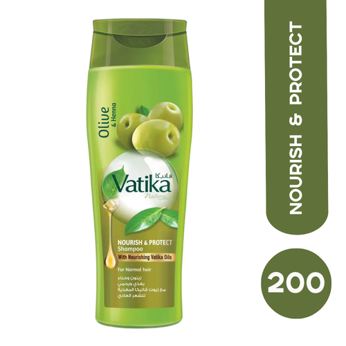 Vatika Nourish & Protect Шампунь для волос Питание и Защита 200 мл