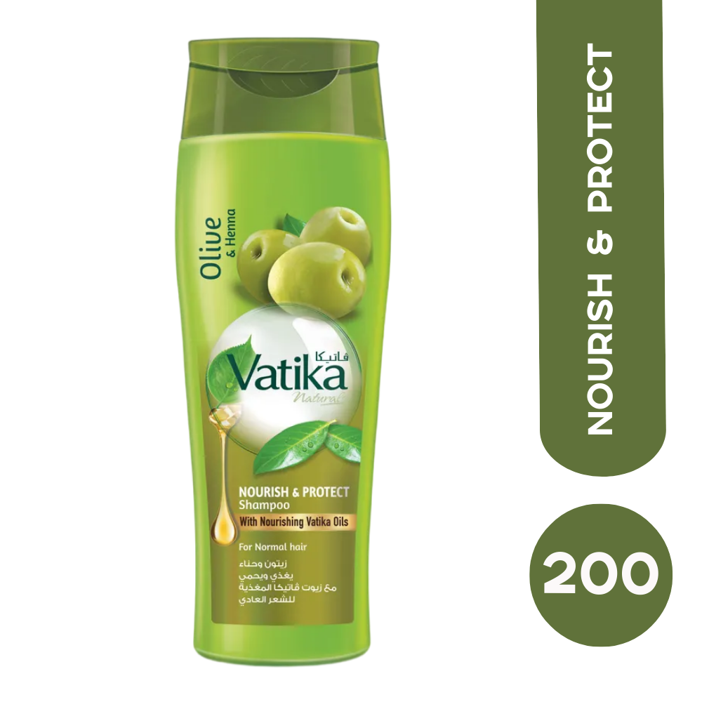 Vatika Nourish & Protect Шампунь для волос "Питание и Защита" 200 мл