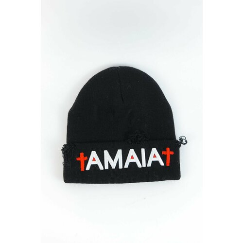 фото Шапка бини carolon, размер 58, черный