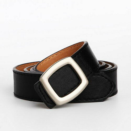 фото Ремень сима-ленд, размер 105, черный сима-лэнд