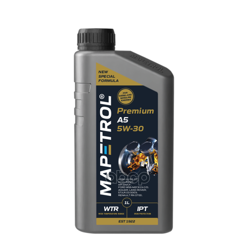 MAPETROL Масло Моторное Premium A5 5W30 Синт.1л Mapetrol