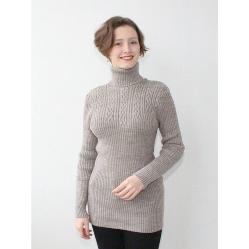 Водолазка, размер 54/56, коричневый