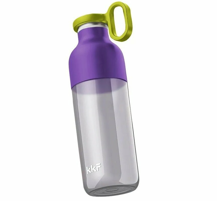 Спортивная бутылка KissKissFish Meta Tritan Sports Bottle 690ML with handle (P-U69WS) фиолетовый