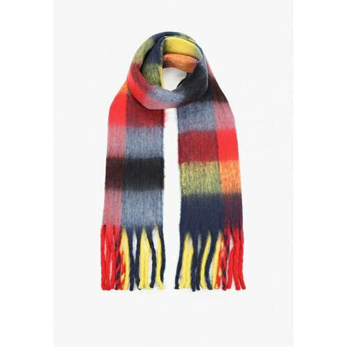 фото Шарф nataco,200х40 см, one size, мультиколор, красный