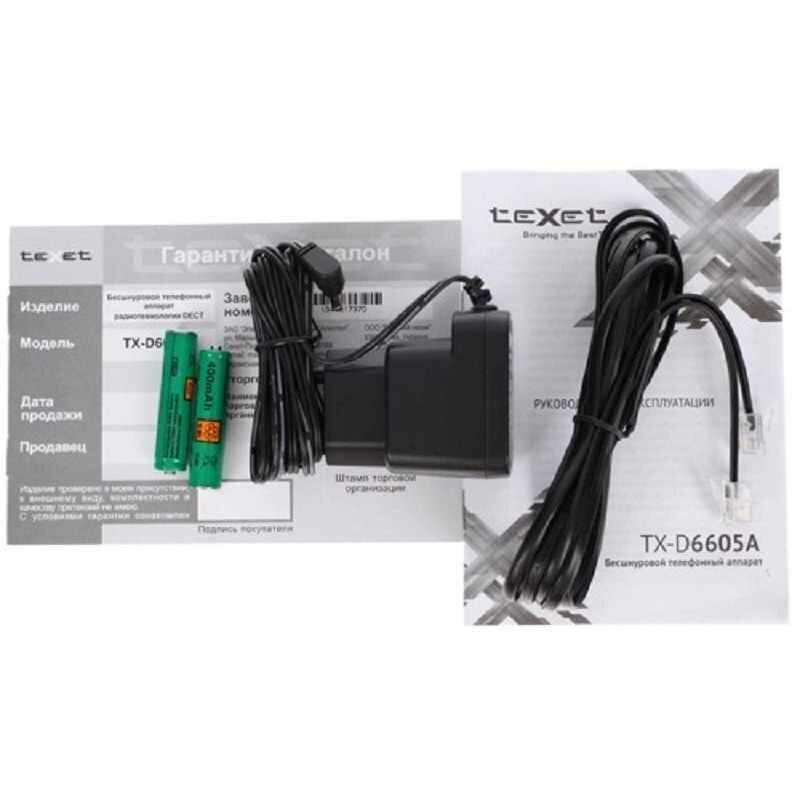 Радиотелефон teXet TX-D6605A