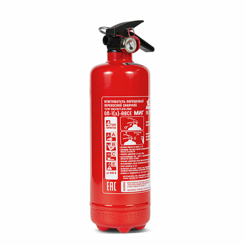 Огнетушитель МИГ ОП-1(з), (1А, 21В, С, Е)