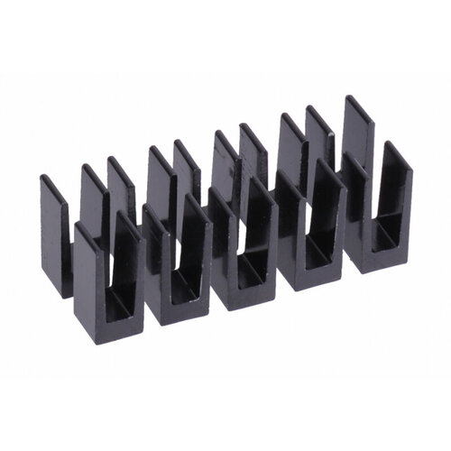 Радиаторы для памяти видеокарты Alphacool GPU RAM Aluminium Heatsinks 7x7mm - black 10 pcs 17156