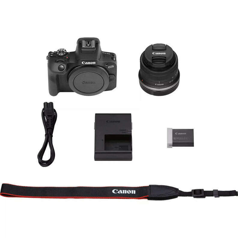 Цифровой фотоаппарат Canon EOS R100 Kit RF-S 18-45mm IS STM