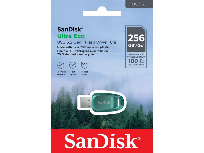 USB флешка Sandisk 256Gb Ultra Eco USB 3.2 Gen 1