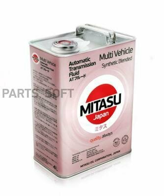 MITASU MJ3234 MITASU 4L MULTI VEHICLE ATF масо трансмисионное \ ATF M-V SP-III MB 236.9 VW G-052-025-A2 (RED)