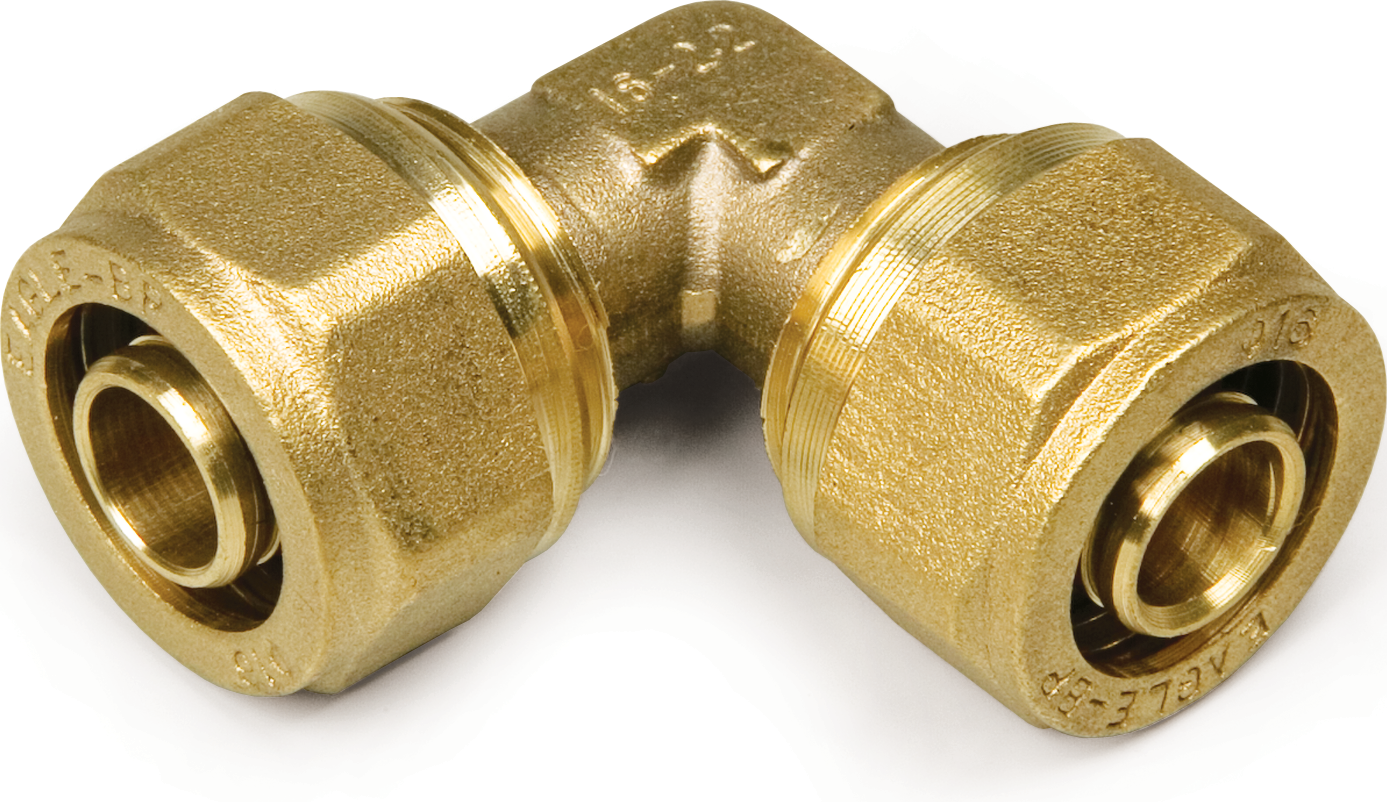 Угольник компрессионный равнопроходный 16 (1.8)