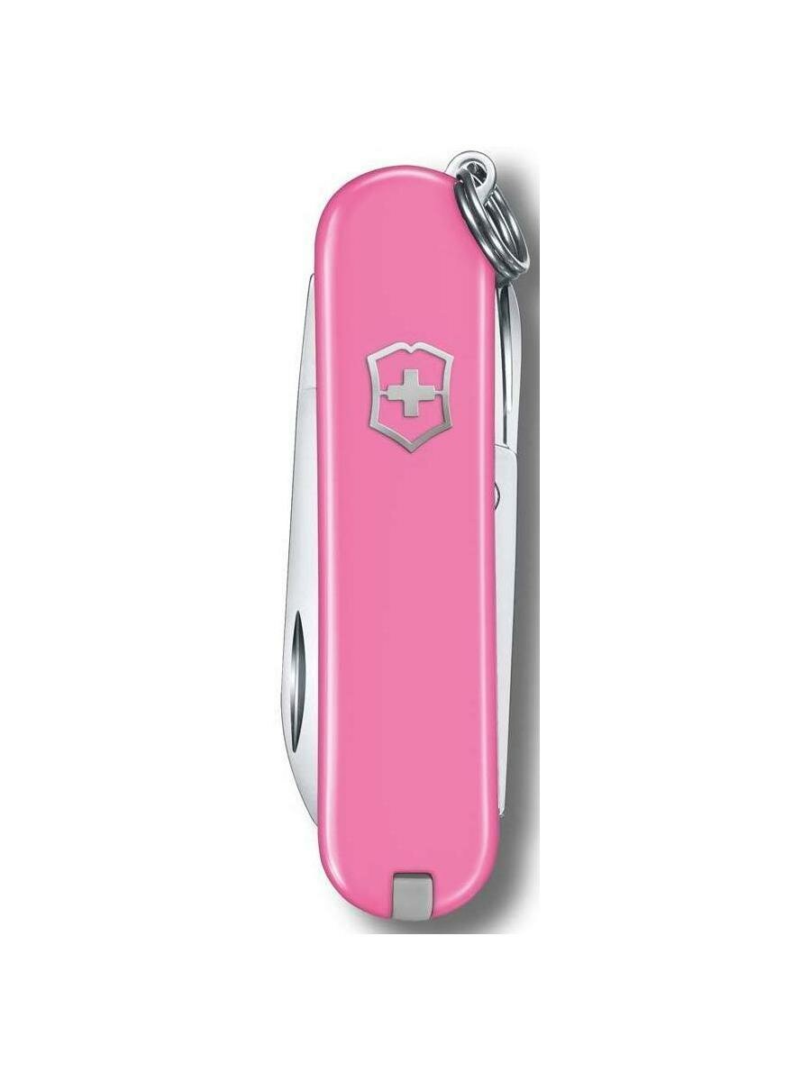 Нож-брелок Victorinox Classic SD Colors, 58 мм, 7 функций, "Cherry Blossom"