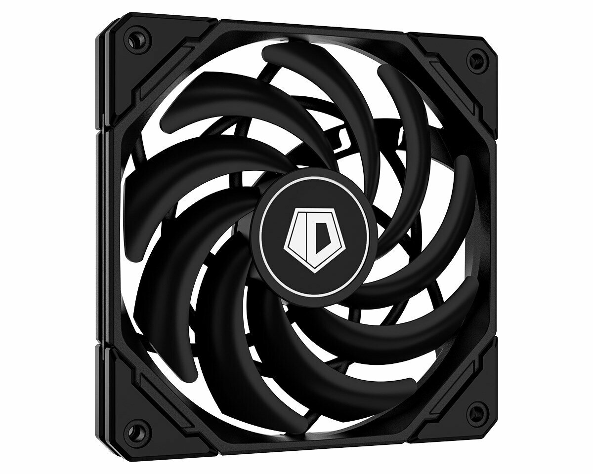 Вентилятор ID-COOLING NO-12015-XT BLACK 120x120x15мм, 500-1800rpm, 54.6CFM, hydro, PWM