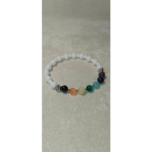 фото Браслет, 1 шт., размер 17 см, белый мастерhand