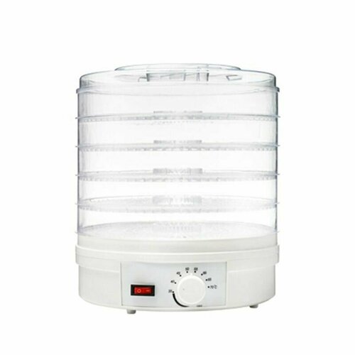 Сушилка для овощей и фруктов электрическая5 поддонов бежевый Дегидратор Электросушилка для грибов и ягод 638100₽