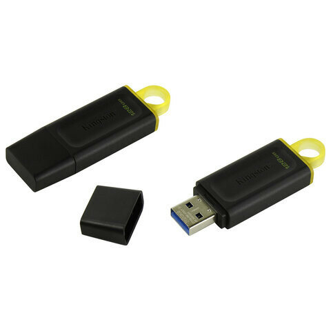 Флешка USB KINGSTON DataTraveler Exodia 64ГБ, USB3.1, черный и голубой [dtx/64gb] - фото №9