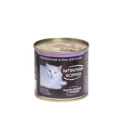 Корм для кошек Натуральная Формула паштет с сердцем, 250 г - фото №1