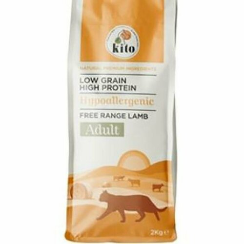 Kito Для взрослых кошек с ягненком свободного выпаса (Adult Cat Food Grass-Fed Lamb), 2кг