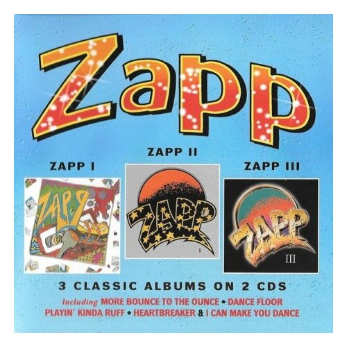 zapp Компакт-Диски, ROBINSONGS, ZAPP - Zapp I / Zapp Ii / Zapp Iii: 3 Classic Albums On 2Cds - Deluxe Edition (2CD)